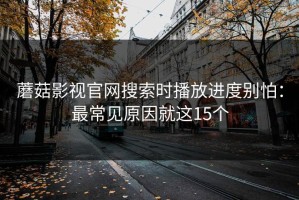 蘑菇影视官网搜索时播放进度别怕：最常见原因就这15个